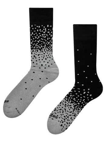 Calcetines de invierno Negro y gris
