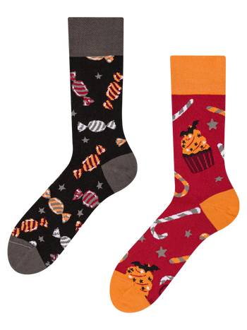 Calcetines alegres Caramelos de Halloween
