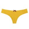 Bragas brasileñas para mujer amarillo mostaza