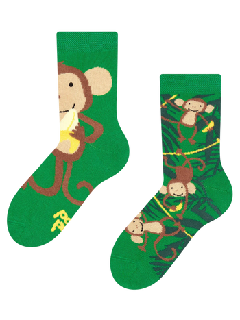 Calcetines infantiles alegres Monos