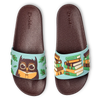 Chanclas alegres Búho y libros