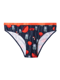 Bragas alegres para mujer Mariquitas y flores de amapola