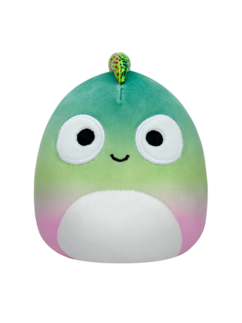 Squishmallows 2 en 1 Denton, el Camaleón y Heather, la Libélula, 13 cm