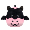 Squishmallows Emily el Murciélago Negro dentro de una Calabaza de Halloween, 20 cm