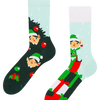 Calcetines alegres Elfos y regalos