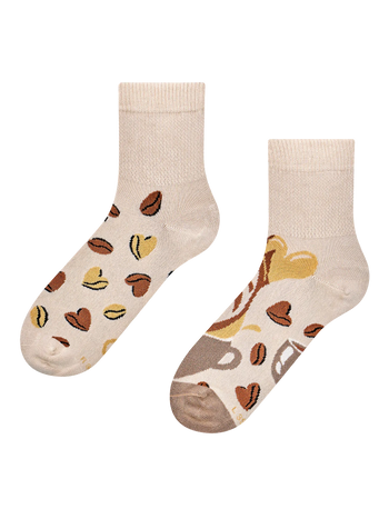 Calcetines de caña media antiestrés Taza de café