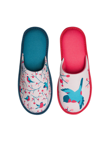 Pantuflas alegres Pájaros y serbales