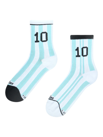 Calcetines acanalados de media caña Leyendas del futbol argentino