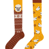 Calcetines hasta la rodilla alegres Ovejas con sudadera