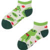 Calcetines tobilleros alegres para niños Ranita