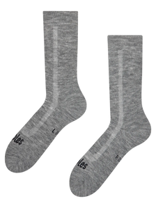 Calcetines de lana Merino terry grises