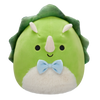 Squishmallows Tristan el Triceratops Verde con la Tripa Suave, 20 cm