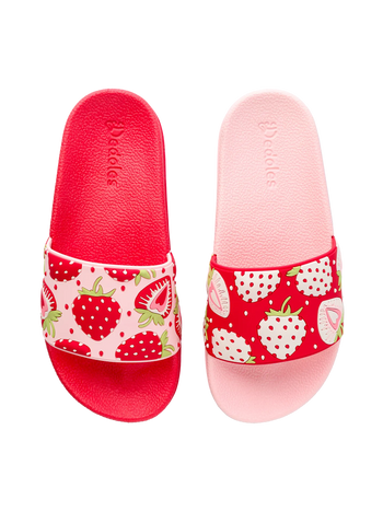 Chanclas infantiles alegres Fresas dulces
