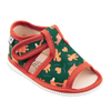 Pantuflas infantiles de punta abierta Galleta de jengibre