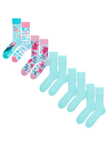 Juego de 5 pares de calcetines – Pastel
