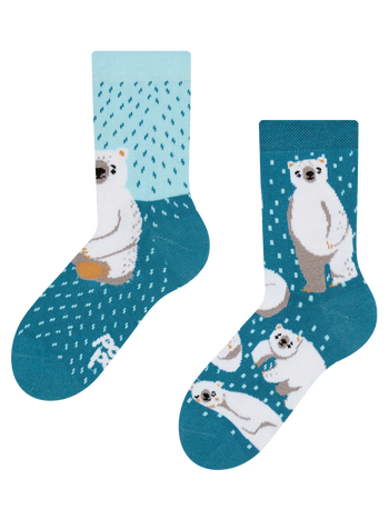 Calcetines infantiles alegres Osos polares