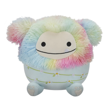 Squishmallows Zozo, el Pies Grandes azul y arco iris, 20 cm
