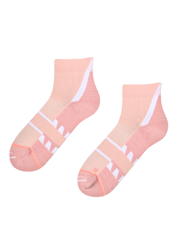 Calcetines deportivos para mujer, rosa claro