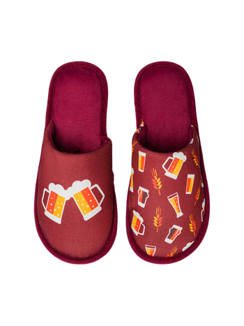 Pantuflas alegres Cerveza dorada