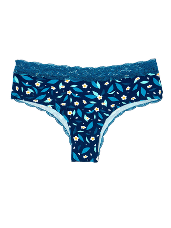Bragas con encaje para mujer Jardín matutino