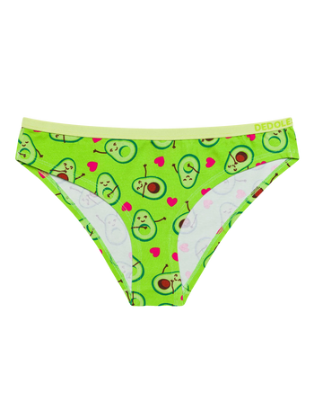 Bragas alegres para mujer Amor por los aguacates