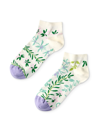 Calcetines tobilleros alegres Plantas de jardín