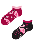 Calcetines infantiles tobilleros alegres Flamencos y corazones