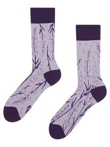 Calcetines alegres de bambú Lavanda