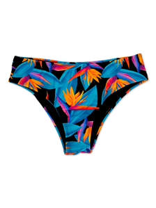 Bragas de bikini de cintura media Ave del paraíso