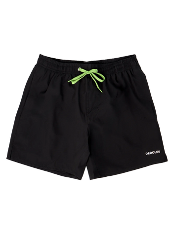 Bermudas para hombre Negro puro