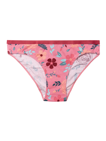 Bragas alegres para mujer Flores de rosa mosqueta