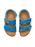 Sandalias infantiles con suela de corcho Coches rápidos