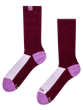 Calcetines de alpaca Burdeos y violeta