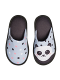Pantuflas infantiles alegres Panda feliz