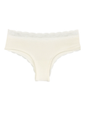 Braguitas hípsters de encaje para mujer Blanco puro