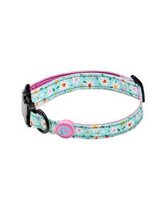 Collar para perro Corazones y margaritas
