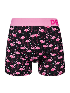 Bóxeres alegres para hombre Flamencos y corazones