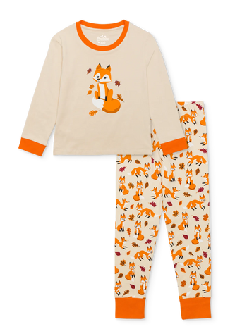 Pijama infantil alegre Zorro de otoño