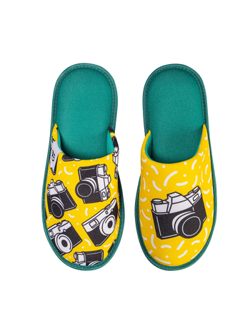 Pantuflas alegres Cámara