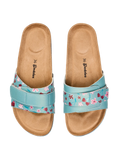 Sandalias con suela de corcho para mujer Amor por las cerezas
