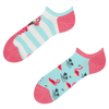 Calcetines sneakers alegres Flamenco enredado