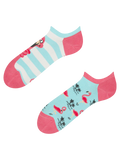 Calcetines sneakers alegres Flamenco enredado