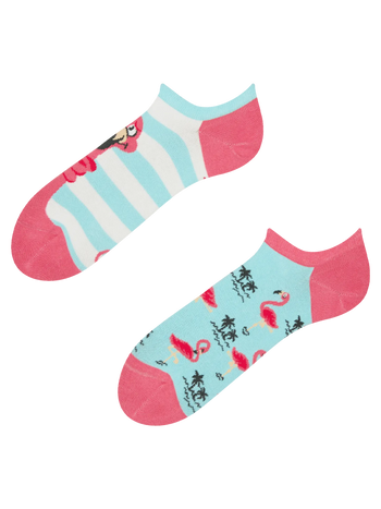 Calcetines sneakers alegres Flamenco enredado