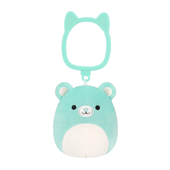 Llavero Squishmallows Belinda la Osa Verde Turquesa, 9 cm