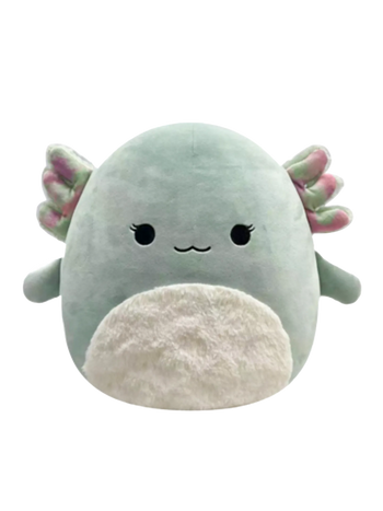 SQUISHMALLOWS Chasmen el Ajolote con Barriga Suave, 30 cm
