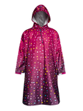 Impermeable Lunares burdeos