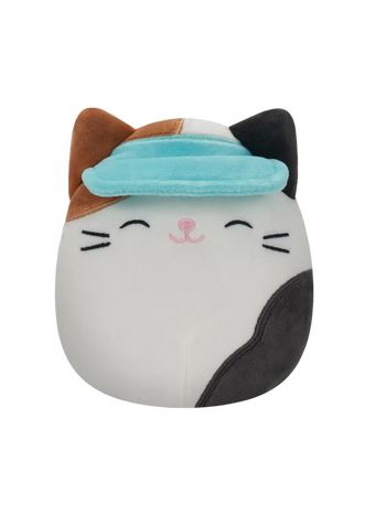 Squishmallows Cam, el Gato Calicó con Visor, 20 cm