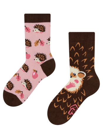 Calcetines infantiles alegres Erizo