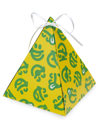 Caja regalo piramidal Dedoles