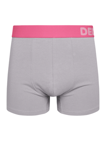 Bóxeres para hombre Gris y rosa